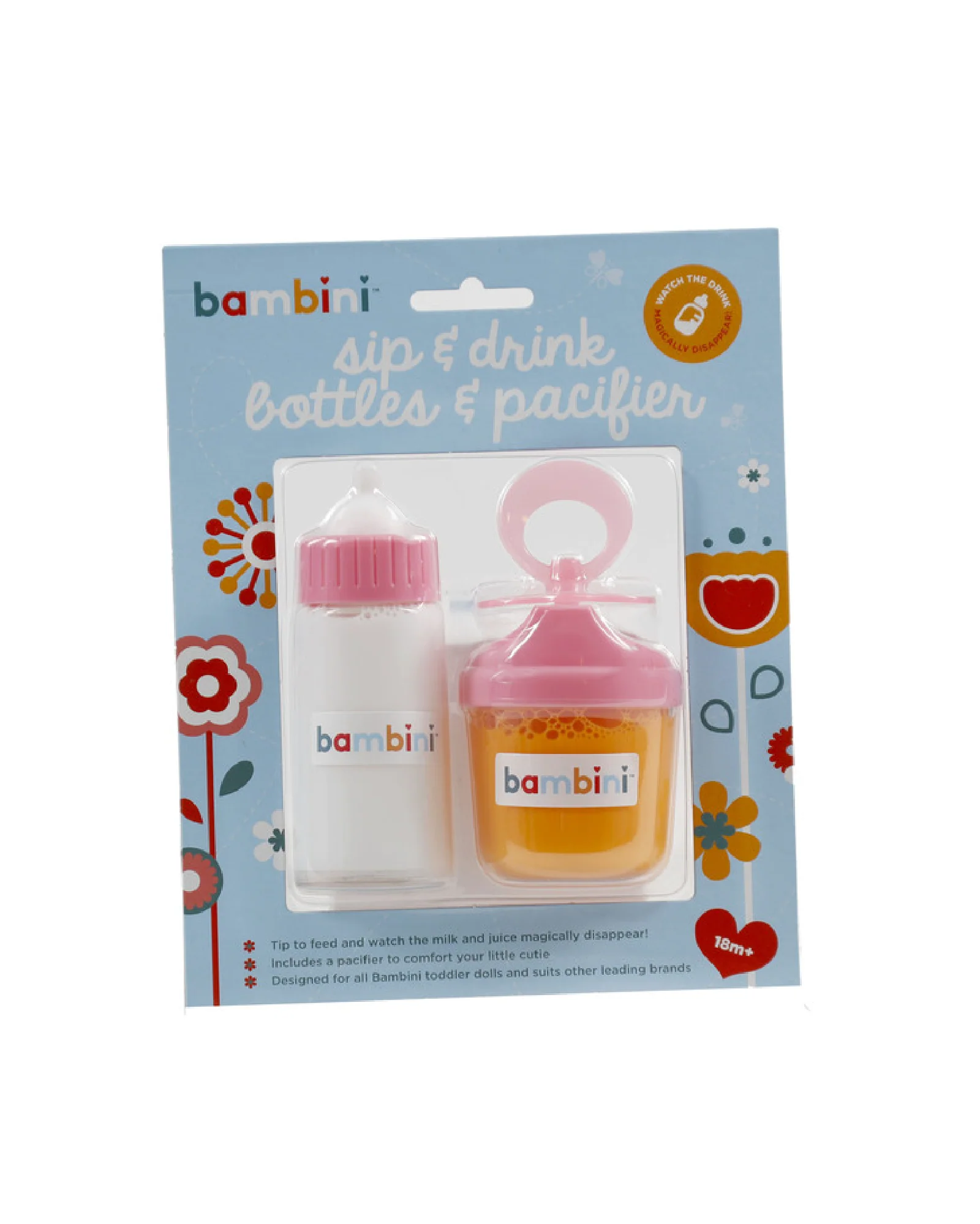 Sip and Drink Doll Bottles and Pacifier - Image 3