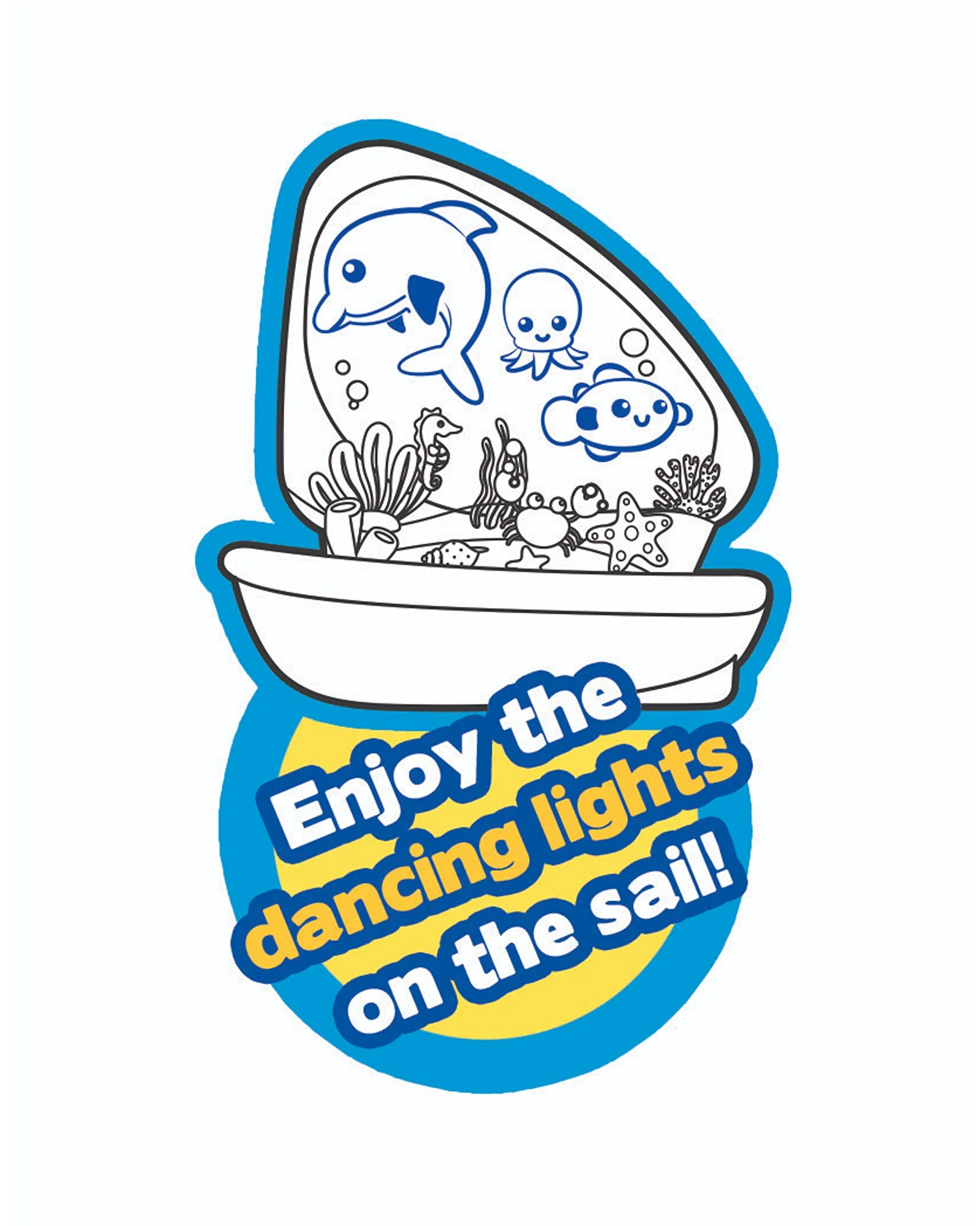 Splash N Play Light Up Sailboat - Image 3