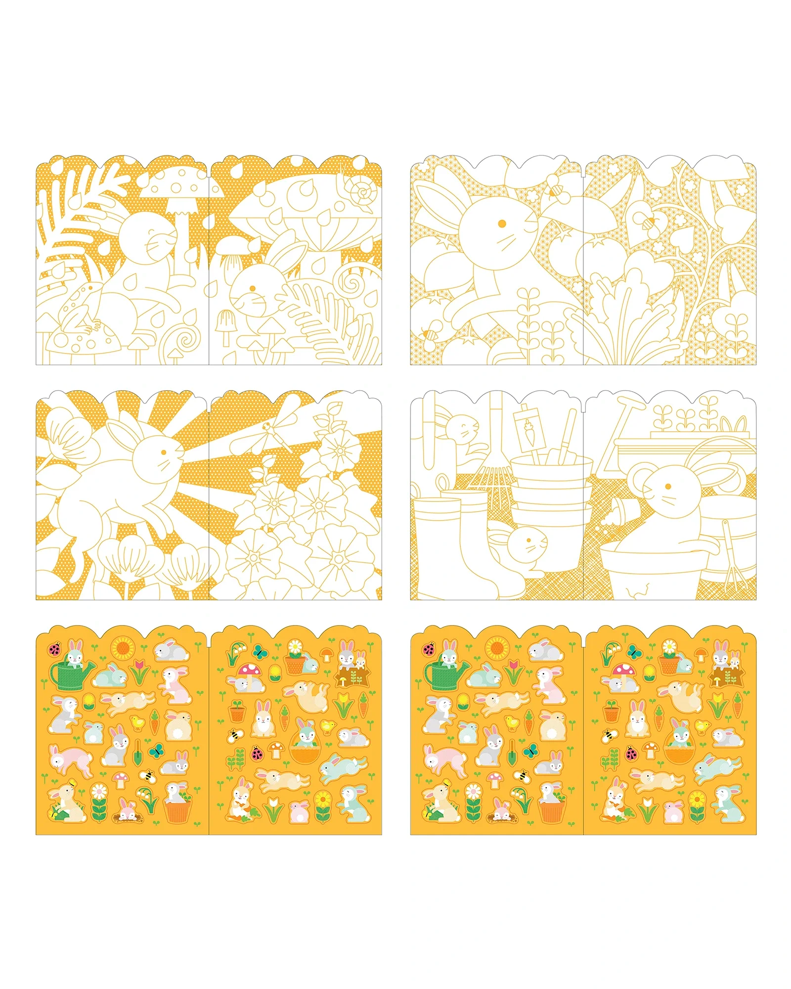 Colouring Book with Sticker Bunnies - Image 3