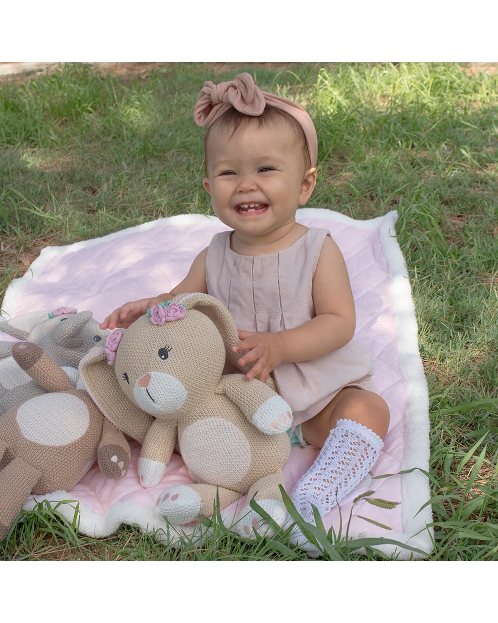 Knitted Toy Amelia the Bunny - Image 6