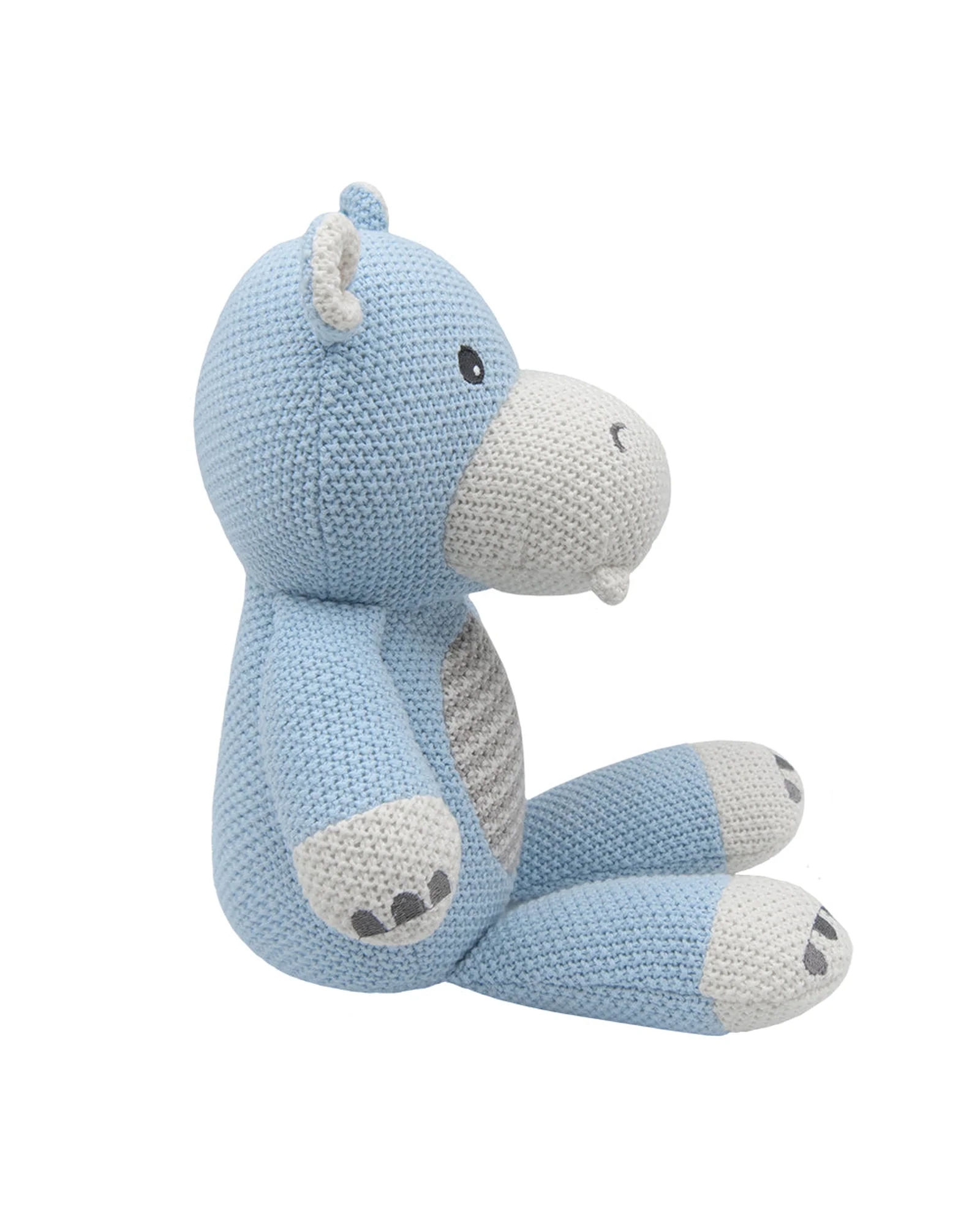 Knitted Toy Henry the Hippo - Image 3