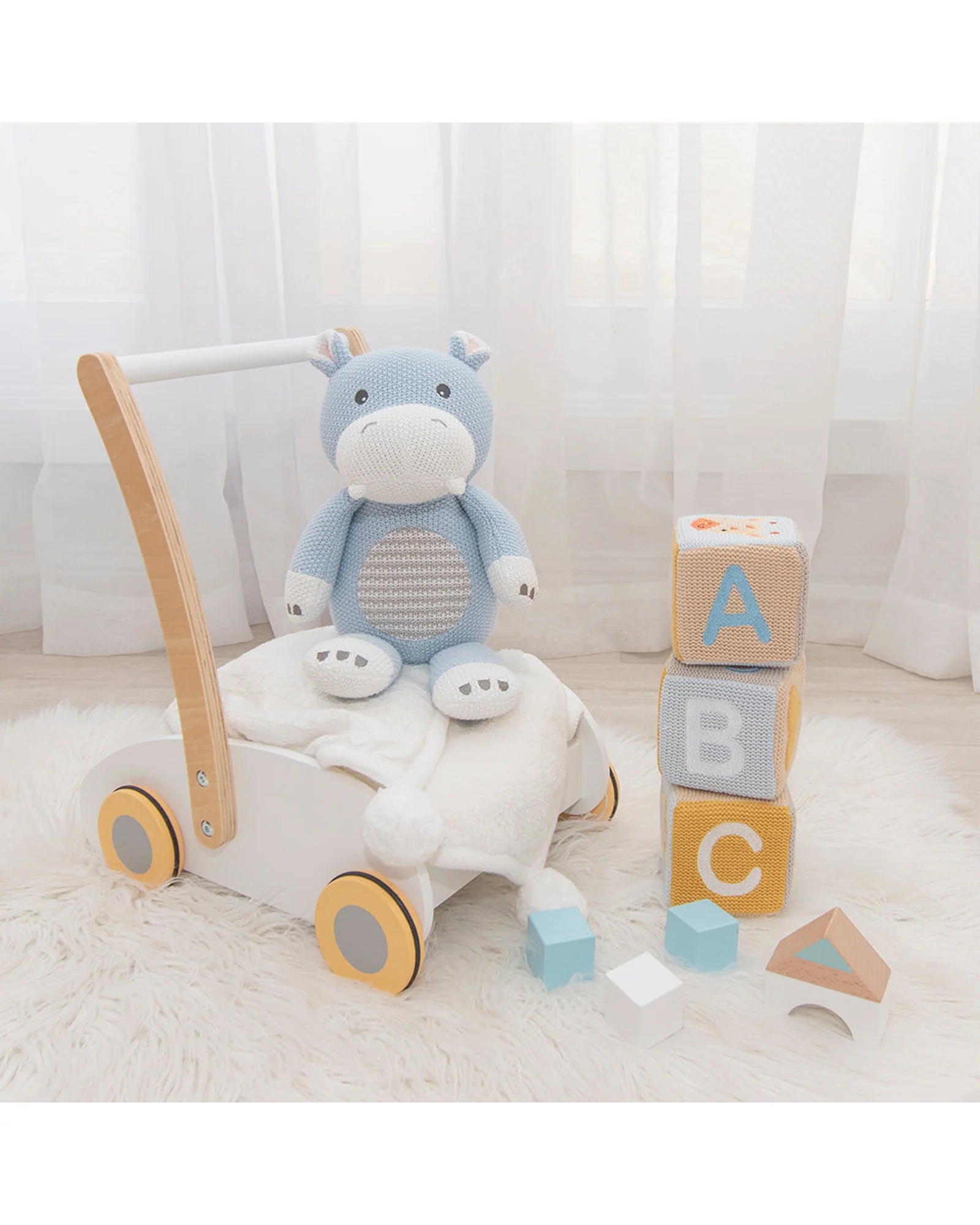 Knitted Toy Henry the Hippo - Image 5