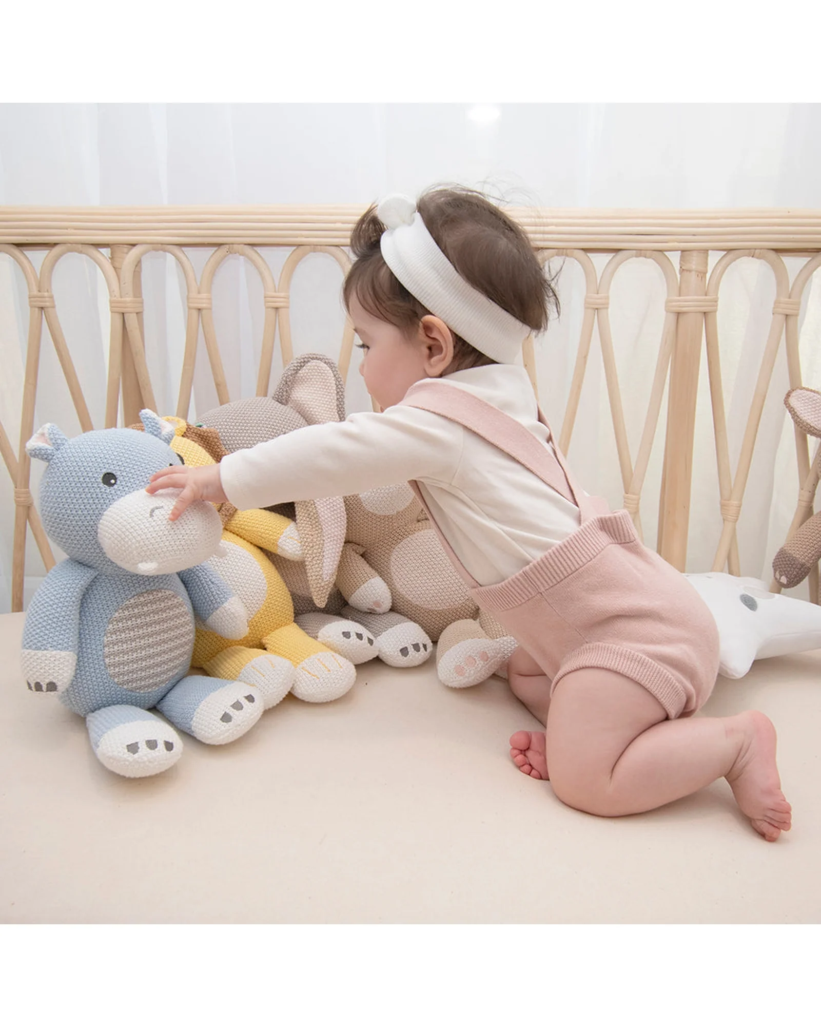 Knitted Toy Henry the Hippo - Image 9