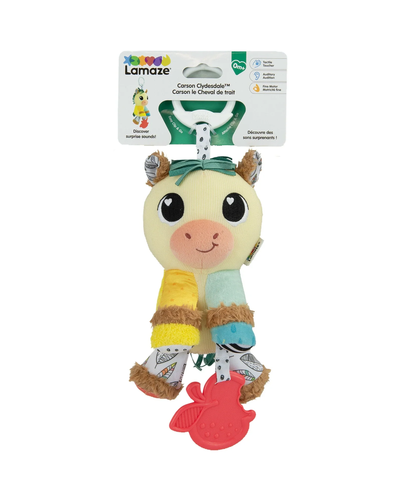 Lamaze Carson Clydesdale Clip & Go Plush - Image 3
