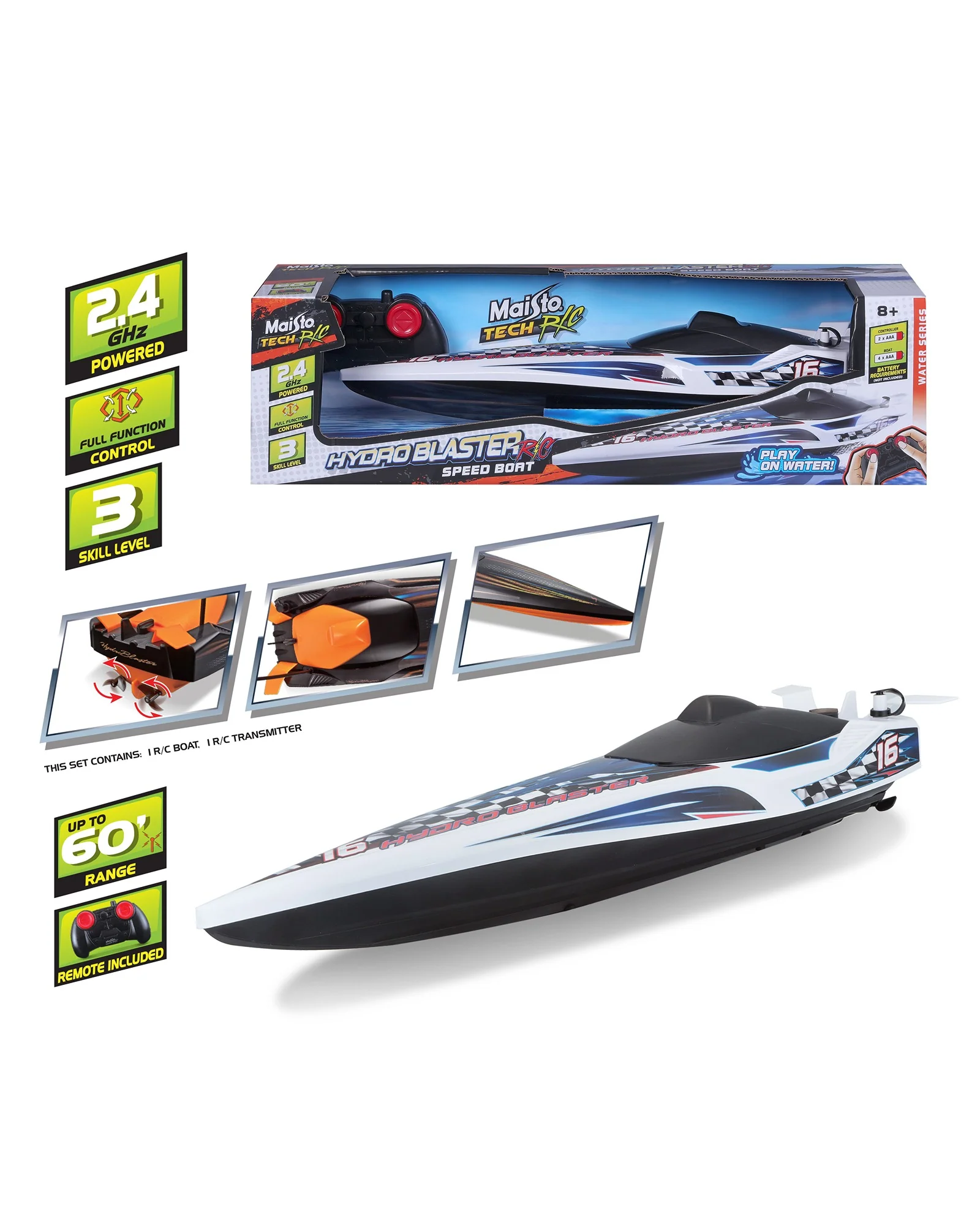 Tech Hydro Blaster Speed Boat - Assorted - Image 10
