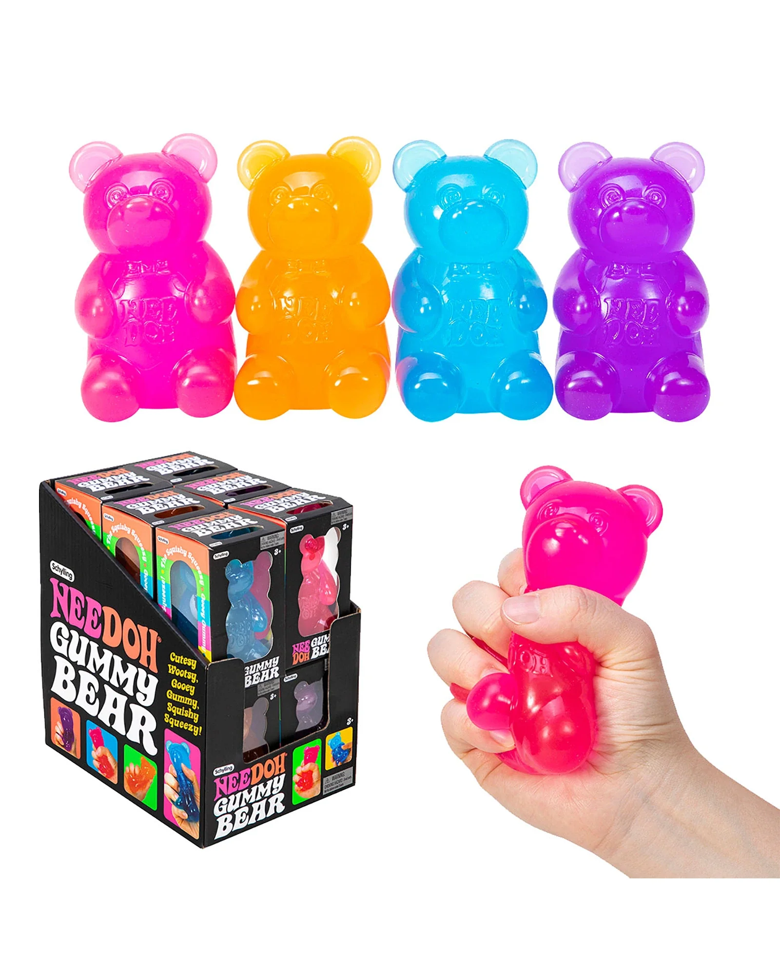NeeDoh Gummy Bear - Assorted - Image 8