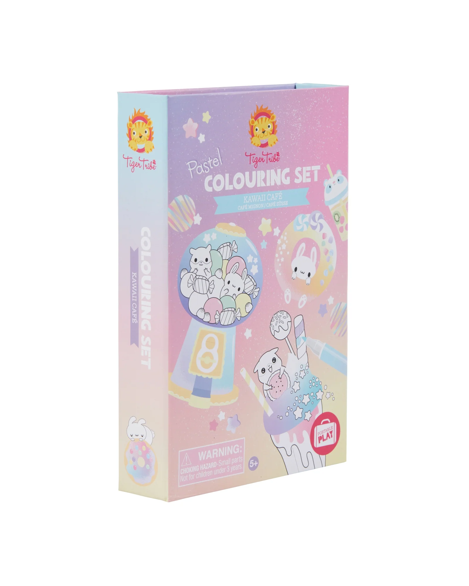 Tiger Tribe Pastel Colouring SetKawaii Caf - Image 3
