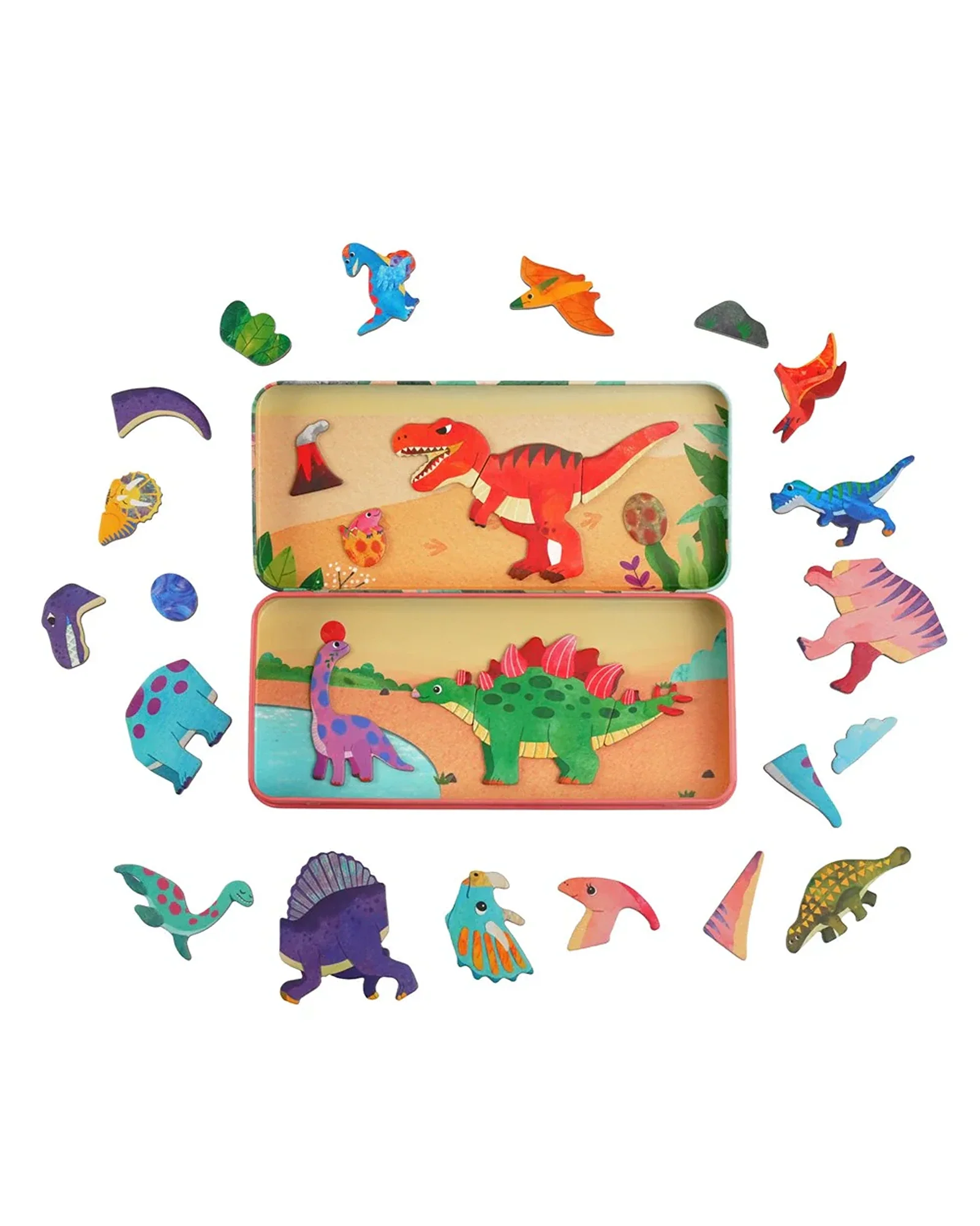 Travel Magnetic Box Dinosaur Land - Image 3